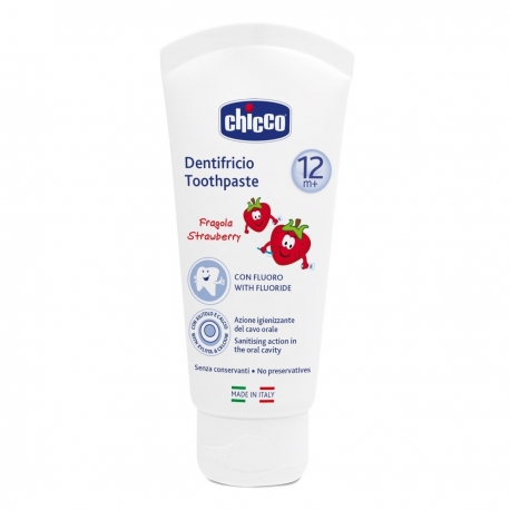CHICCO DENTIFRICIO FRAGOLA 12 m+  50 ml 
