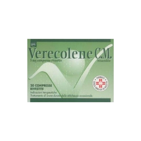 VERECOLENE C.M. 20 compresse rivestite 5 mg