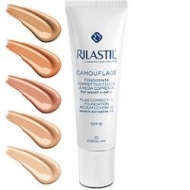 RILASTIL COSMETIC CAMOUFLAGE COLORE n° 10 ( PORCELAIN) FONDOTINTA CORRETTIVO FLUIDO A MEDIA COPRENZA SPF 15  30 ml 