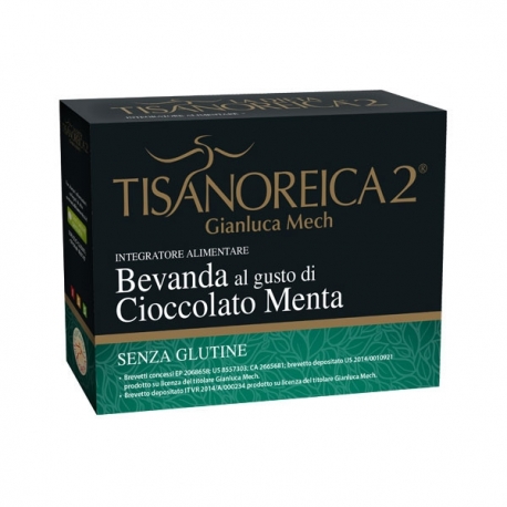  TISANOREICA BEVANDA  AL GUSTO CIOCCOLATO E MENTA 4 confezione da 28,5 g