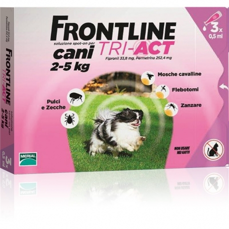 FRONTLINE TRI-ACT 3 PIPETTE DA 0.5 ML