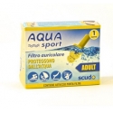 SCUDO ACQUA TAPPI AURICOLARI ADULTI  1 paio
